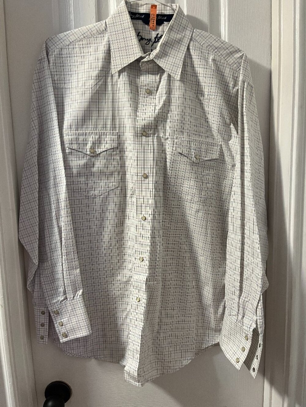George Strait Long Sleeve Dress Shirt  - L -  Excellent Condition